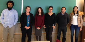 York's Centre for Disease Modelling research team. The centre's director (Professor Jane Heffernan) is second from the left.